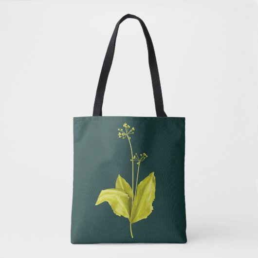Tote Bag Botanique d'ail sauvage Plante vert (Devant)