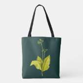 Tote Bag Botanique d'ail sauvage Plante vert (Dos)