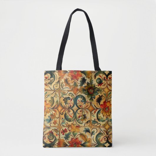 Tote Bag Botanique de l'âge d'or (Devant)