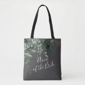 Tote Bag Botanique feuille verdure Tante du don de la marié (Devant)