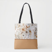 Tote Bag Botanique florale d'automne confortable avec bloc  (Devant)
