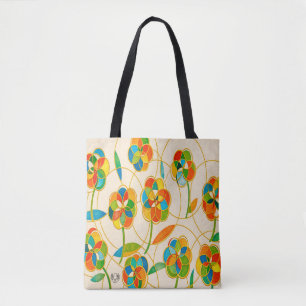Tote Bag Botanique Néon