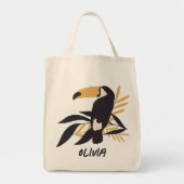 Tote Bag Botanique Toucan Tropical (Devant)