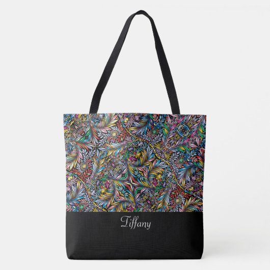Tote Bag Botanique vibrante (Devant)