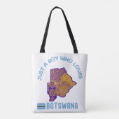 Tote Bag Botswana Afrique (Dos)