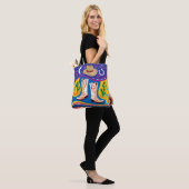 Tote Bag Bottes de cowboy et étoiles du désert (Sur le modèle)
