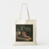 Tote Bag Bottes de saison de cabane confortable Plaid autom (Dos)