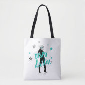 Tote Bag Bottes 'n Bling Disco Darlin' ID Turquoise925 (Devant)