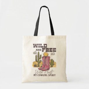 Tote Bag Bottes occidentales sauvages et libres – Esprit Co