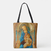Tote Bag Botticelli (1445-1510) Madonna & Child Enthroned (Dos)