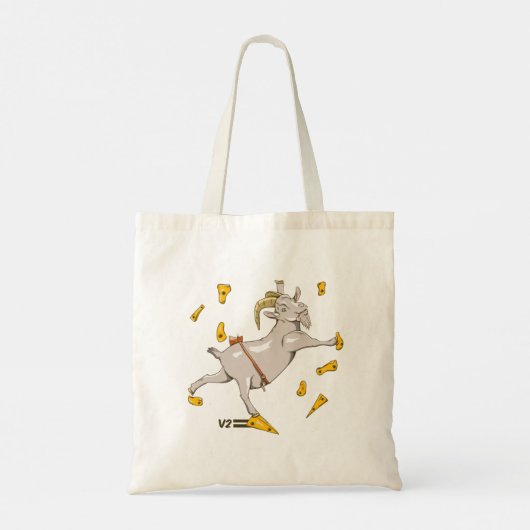 Tote Bag Bouc d'escalade rocheuse (Dos)