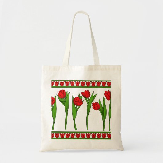Tote Bag Bouchon de tulipes (Devant)