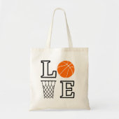 Tote Bag Boucles de basket-ball, Lecteur de basket-ball Cad (Devant)