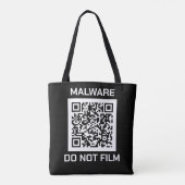 Tote Bag Bouclier anti-surveillance - Avertissement de logi (Dos)