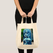 Tote Bag Bouddha bleu Fourre-tout (Devant (produit))