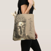 Tote Bag Bouddha d'or Namaste (De près)