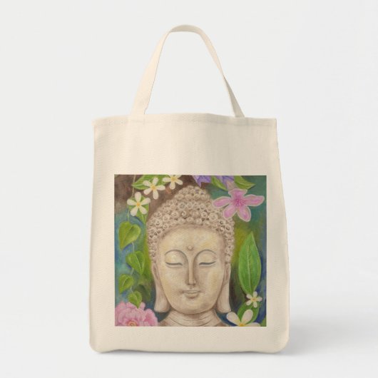 Tote Bag Bouddha Flower bag (Devant)