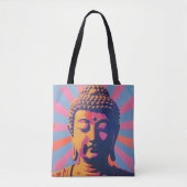 Tote Bag Bouddha Pop Art (Devant)