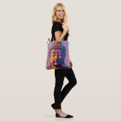 Tote Bag Bouddha Pop Art (Sur le modèle)