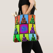 Tote Bag Bouddha Pop Art (De près)