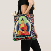 Tote Bag Bouddha Shakyamuni peinture, Himalaya - Népal (De près)