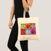 Tote Bag Bouddha -- Style d'art de bruit (Devant (produit))