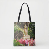 Tote Bag bouddhisme, bouddha, statue, religion, or, asie, (Devant)