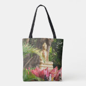 Tote Bag bouddhisme, bouddha, statue, religion, or, asie, (Dos)