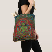 Tote Bag Bouddhisme tibétain Green Tara (De près)