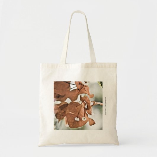 Tote Bag Bougainvillée rouge (Devant)