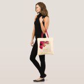 Tote Bag Bougainvilliers Floral Méditerranée Grecque (Devant (modèle))