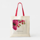 Tote Bag Bougainvilliers Floral Méditerranée Grecque (Dos)