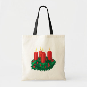 Tote Bag Bougie de Noël