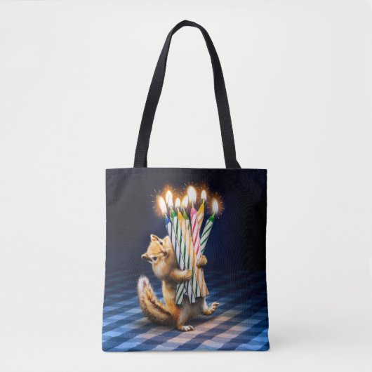 Tote Bag Bougies d'anniversaire de Tamia (Devant)