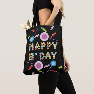 Tote Bag Bougies de voeux d'anniversaire