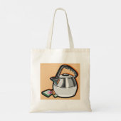 Tote Bag Bouilloire avec sachet de thé (Dos)