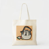 Tote Bag Bouilloire avec sachet de thé (Devant)