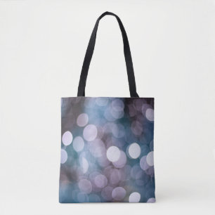 Tote Bag Boukeh gris bleu, arrière - plan abstrait.