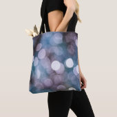 Tote Bag Boukeh gris bleu, arrière - plan abstrait. (De près)