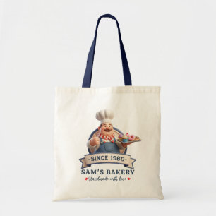Tote Bag Boulangerie Magasin Pâtissier Desserts Friandises 
