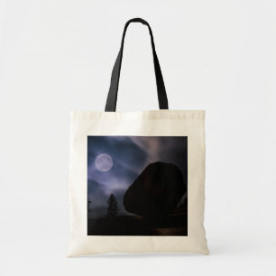 Tote Bag Boulder au clair de lune Parc national de Yosemi