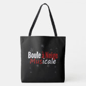 Tote Bag Boule à neige musicale (Devant)