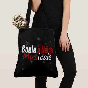 Tote Bag Boule à neige musicale