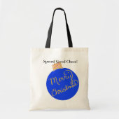 Tote Bag Boule bleu .Ornament (Devant)