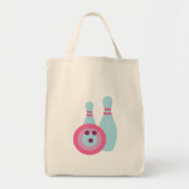 Tote Bag Boule de Bowling et Pins (Devant)