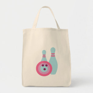 Tote Bag Boule de Bowling et Pins