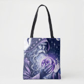 Tote Bag Boule de cristal violet céleste pour observer l'es (Devant)