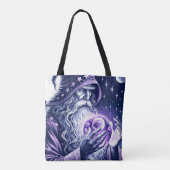 Tote Bag Boule de cristal violet céleste pour observer l'es (Dos)