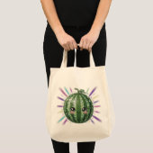 Tote Bag Boule de disco pastèque mignonne (Devant (produit))