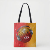 Tote Bag Boule de disco scintillante (Devant)